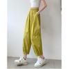 Harajuku Streetwear Summer High Waist Women's Wide Leg Capris Cargo Pants for Women Casual Baggy Harem Pants Woman Trousers