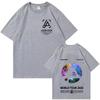 Fashion Official Men's Linkin-Park From Zero World Tour T-Shirt Unisex Harajuku O-Neck Short Sleeve Pop Music Shirt Fan Gift