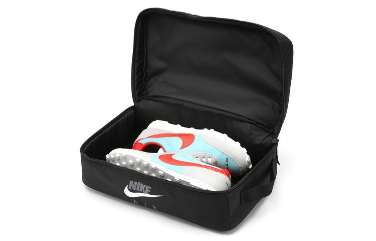 Nike Полиэстеровая Клатч-сумка, Коробка для обуви, Мешок для обуви, Сумка для спортзала, Сумка через плечо Обычная Унисекс Черный CW9266-010