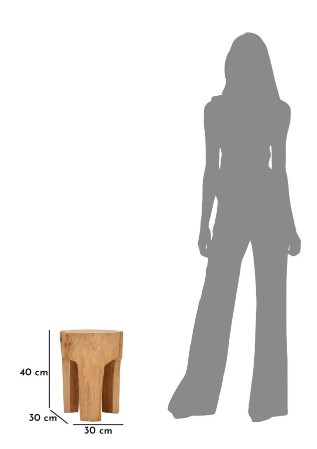 Стул Stold Тик См Ø 30X40