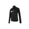 Logo Print Half-Zip Pullover Running Fitness Training Sweatshirt Women Tops Black DX0953-010