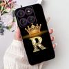 Чехол для Motorola Edge 60 Pro XT2507-1 Силиконовый Модный Роскошный Буквы от A до Z Ударопрочная Задняя Крышка Для Телефона Moto Edge 60Pro