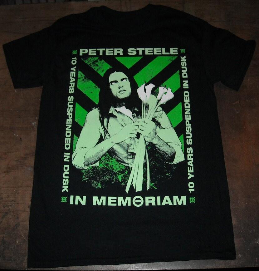Тип O Negative PETER STEELE В память Черная унисекс футболка с коротким рукавом C235