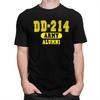 Custom Trendy DD214 US Army Alumni T Shirt Men Pure Cotton Tshirt Veteran Day Patriotic Tee Tops Streetwear Tshirts