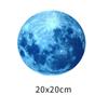 ПВХ светящаяся Луна 3D настенные наклейки Домашний декор Светящиеся в темноте настенные наклейки Украшение гостиной