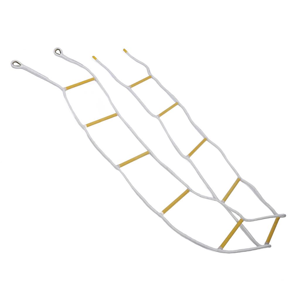 5 м пожарная лестница портативная нейлоновая 2000 фунтов подшипник быстро развертывается складная аварийная веревочная лестница