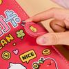 PU Leather Saving Money Binder Handbook Planner Organizer Easy To Use Account Book  Family