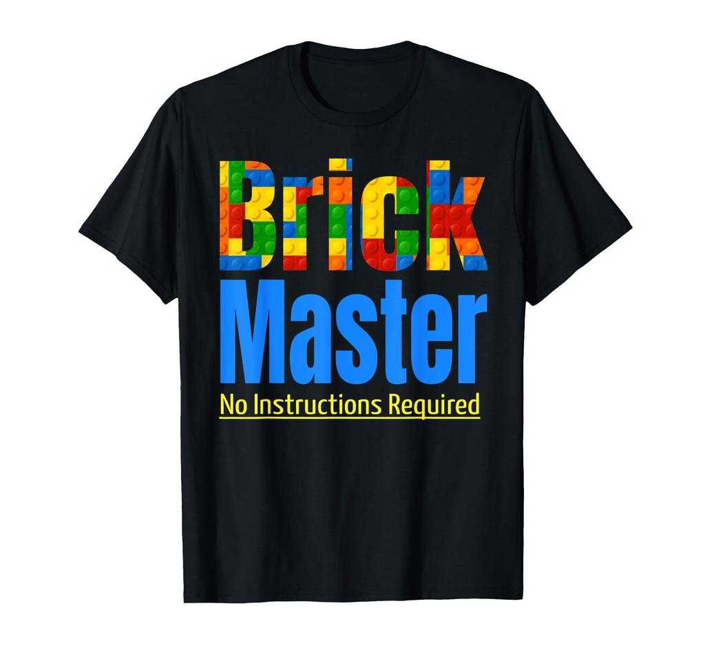 Brick Master Brick Builder Block Set (No Instructions) T-Shirt