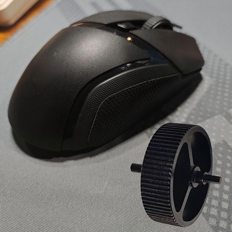 Игровое колесо прокрутки мыши Шкив Металлическое колесо прокрутки мыши Ремонт Замена для мыши Basilisk X HyperSpeed