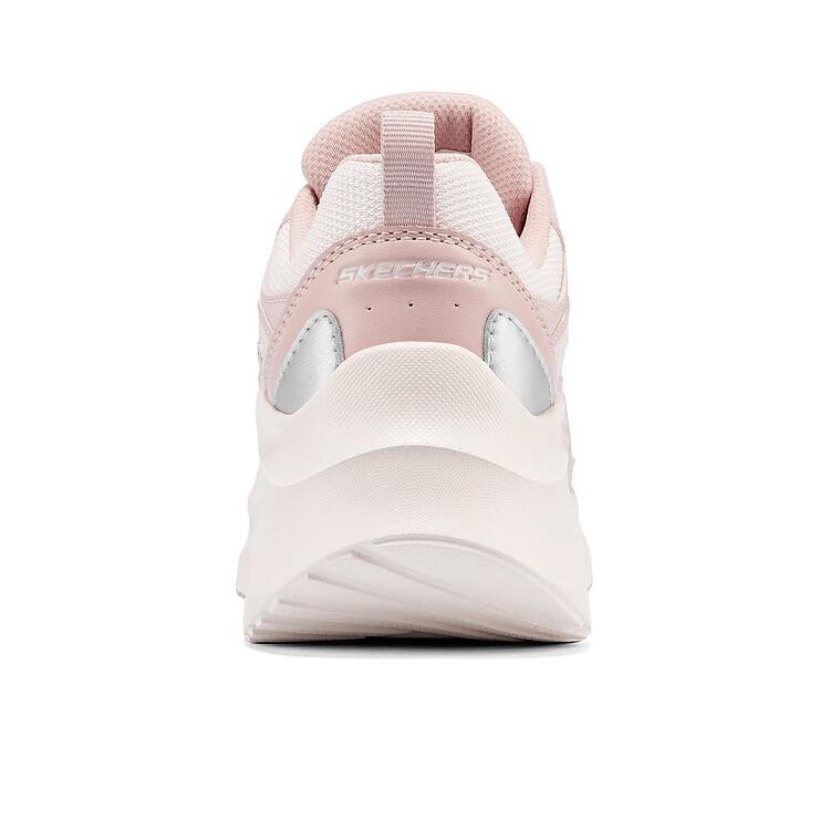 Skechers Повседневная удобная модная дышащая обувь для увеличения роста женская кроссовка Розовый 117523-PNK