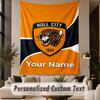 Custom Text Tapestry Hull City Print Wall Tapestry Indoor Living Room Wall Decor