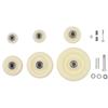 FFY Heavy-Duty White Nylon Swivel Caster Wheel