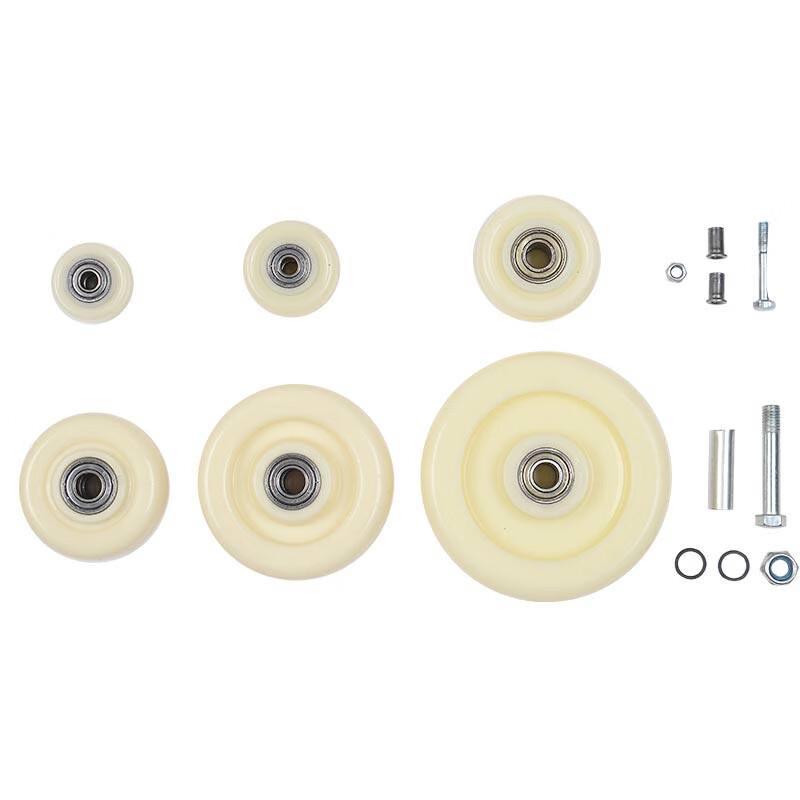 FFY Heavy-Duty White Nylon Swivel Caster Wheel