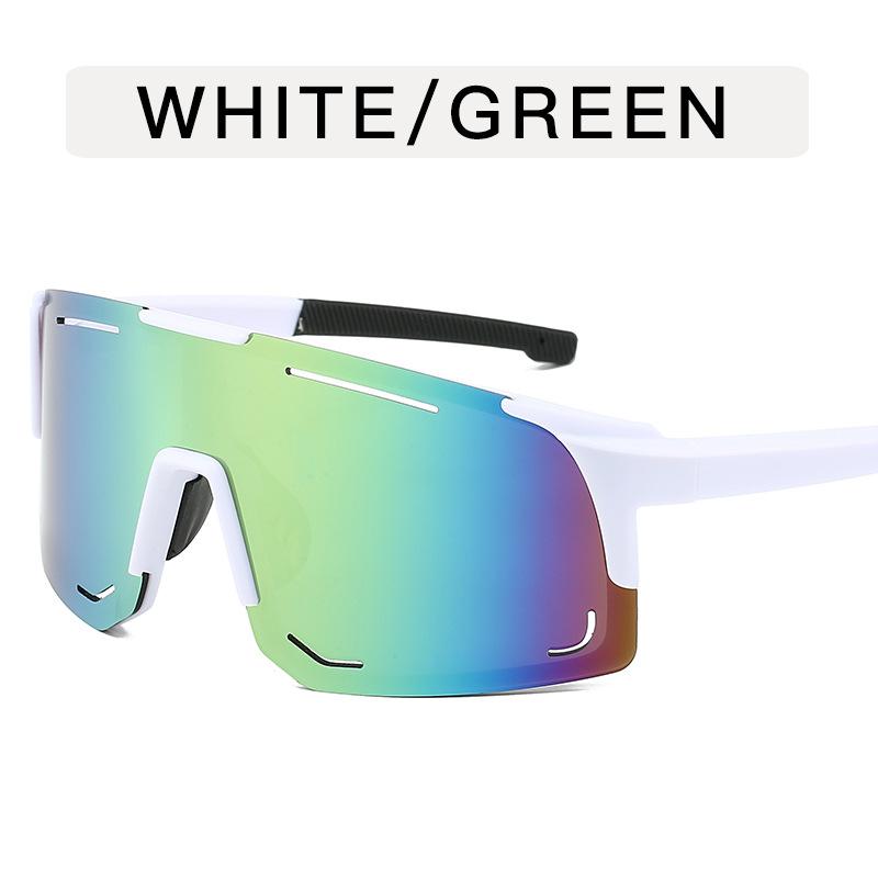 Женские спортивные солнцезащитные очки, модные очки для велоспорта, для мужчин, большая оправа, цельные зеркальные очки, очки для катания на лыжах и рыбалки