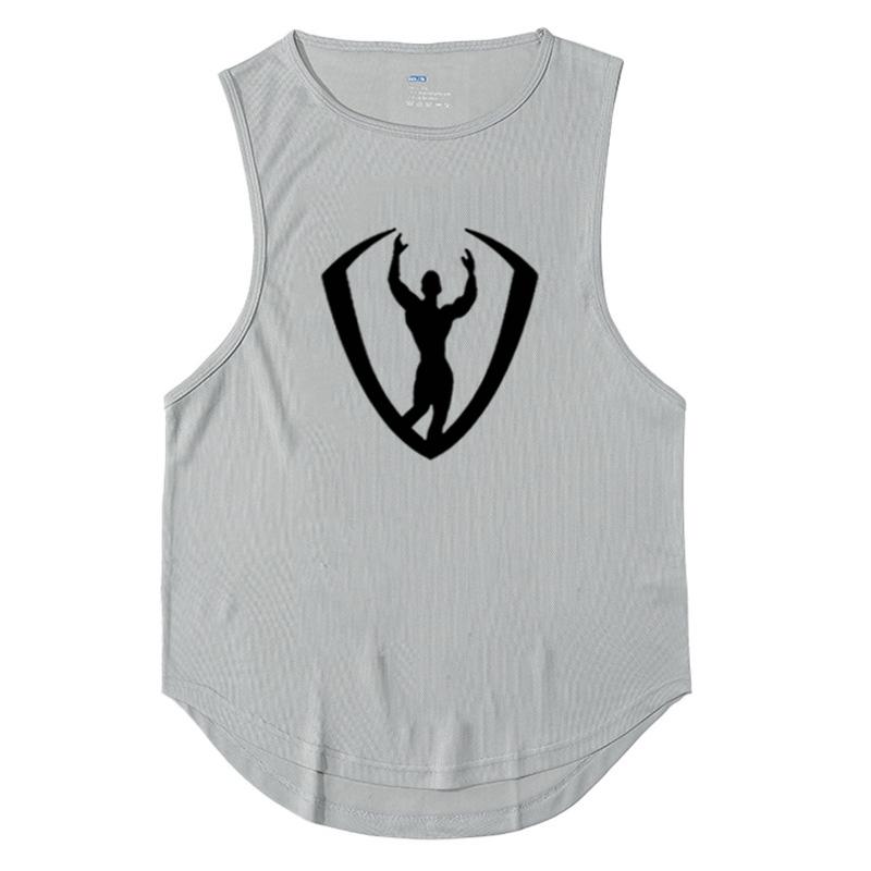 Спортивная одежда Пустая майка без рукавов Мужская майка-стронгер для зала Бодибилдинг Майка Мужская Спортивная одежда Нижняя майка Модный жилет