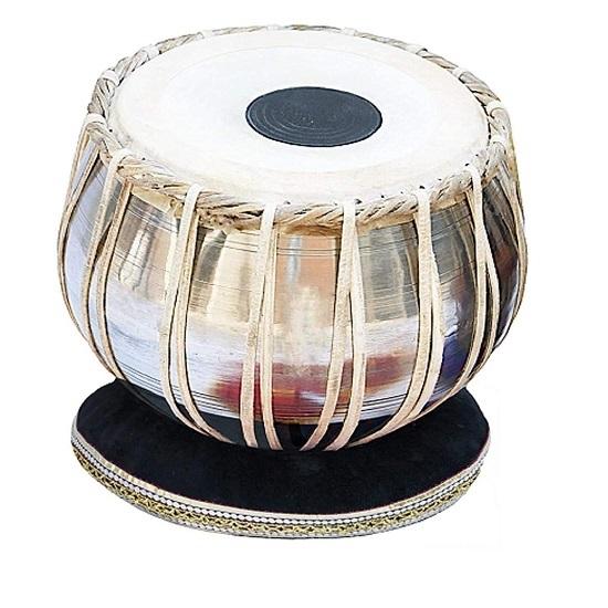 Комплект барабанов Tabla из нержавеющей стали, стальной баян, деревянная дайя Sheesham с бесплатным Gatta, молотком и сумкой для переноски