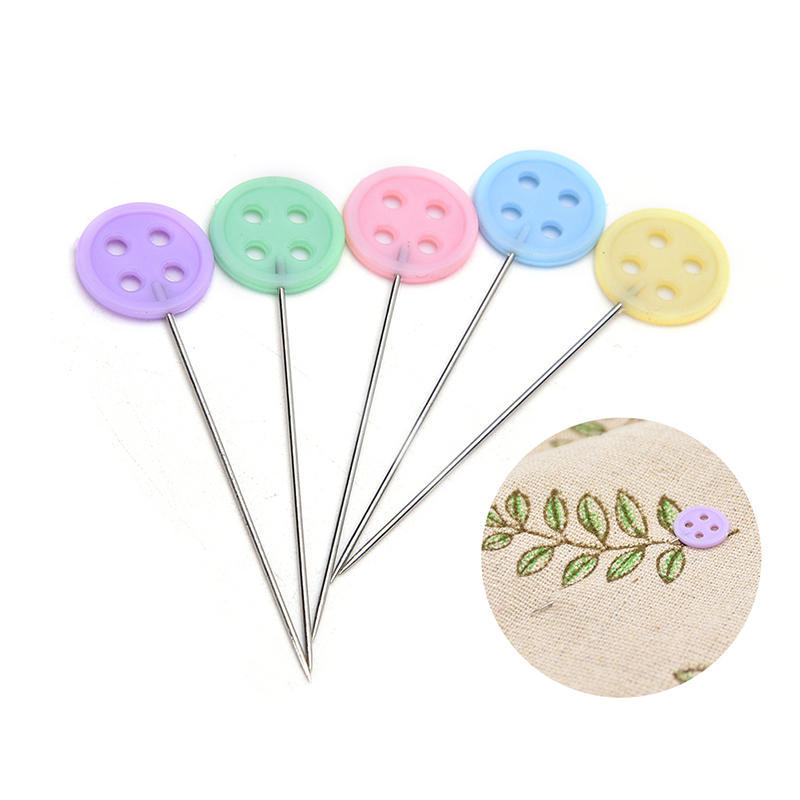100 шт. Булавки для пэчворка, булавки с цветочной головкой, инструменты для квилтинга, швейные принадлежности
