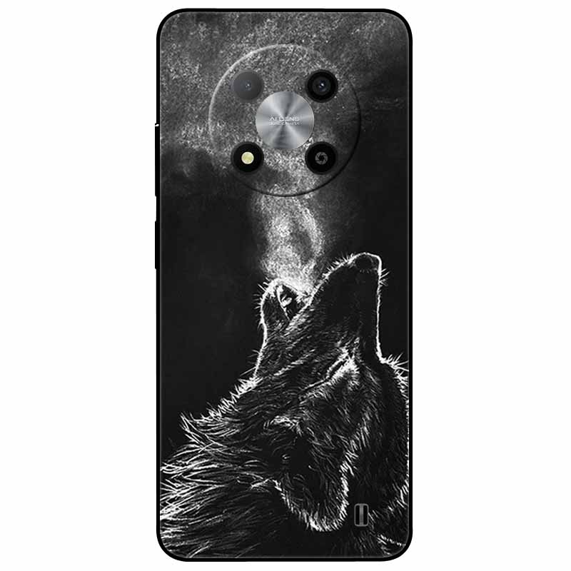 For ZTE Blade A73 5G Case Silicone Tiger Cat TPU Black Bumper Para for ZTE BladeA73 A73 5G Phone Cover Soft Protective Coque
