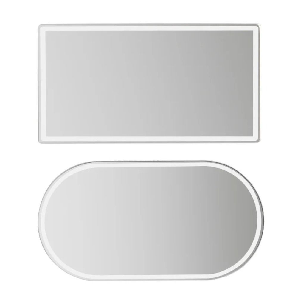 Portable Car Makeup Mirror Self-adhesive Auto Vanity Mirror Car Sun Visor Mirror Auto Accessories