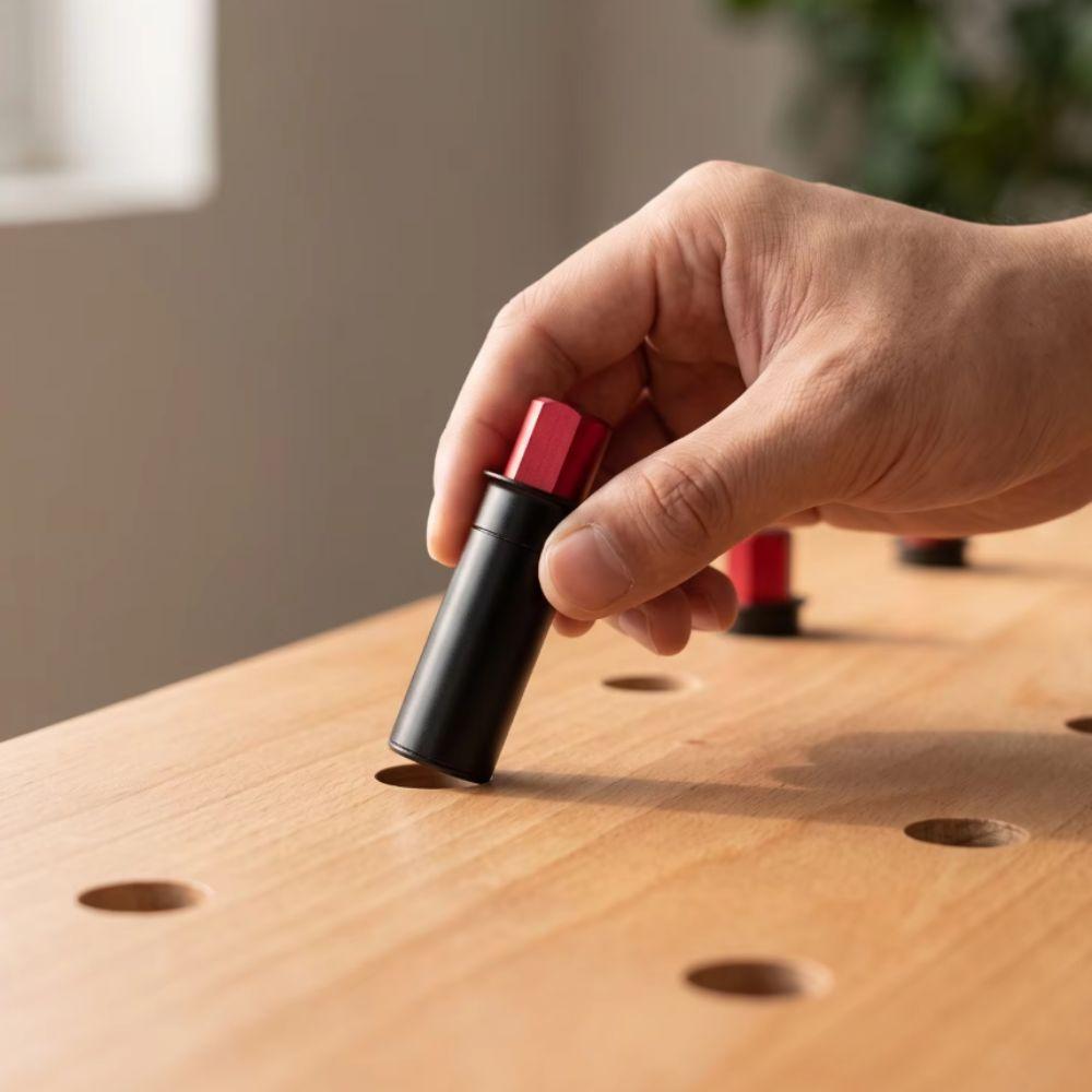 Expanding Quick Lock Design Pop-Up Table Hole Positioning Pin Positioning Pin Daily Carpentry