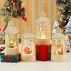 Christmas Crystal Music Box With Snowman Scene For Festive Tabletop Ornament