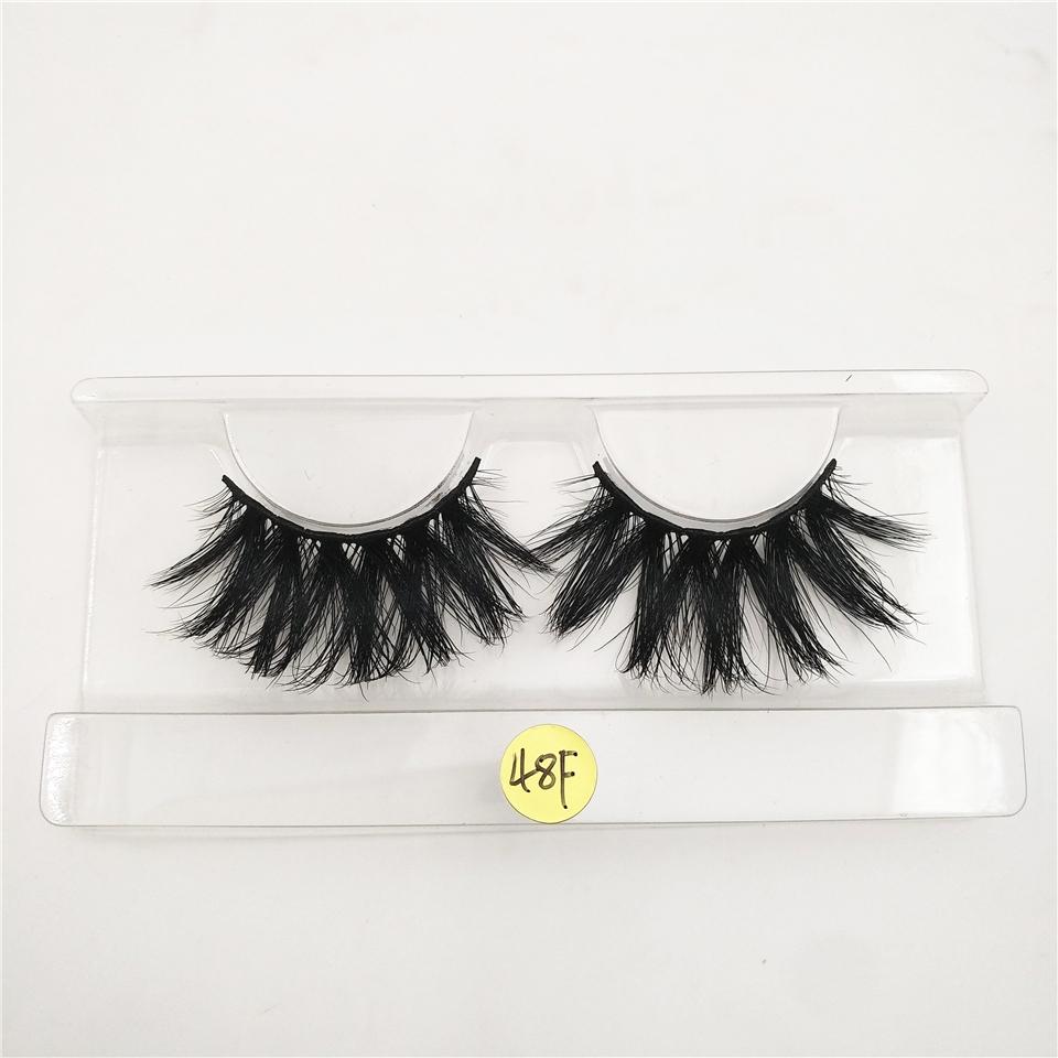 RED SIREN 25mm Mink Eyelashes Dramatic Long Natural Lashes Handmade 25 mm 3d Mink Lashes Make Up Vendors Fake Eyelashes
