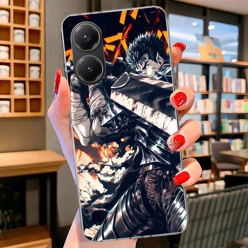 Чехол для телефона Аниме G-Guts B-Berserks Для Xiaomi Poco F7 Ultra X7 X6 X5 Pro M7 Redmi 15C 15 13C 13 12C 12 10C 10 9A 9C 9T 9 Оболочка P