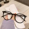 Computer Glasses Frame Women Men Anti Blue Light Round Eyewear Blocking Glasses Small Round Frame Ins Myopia Glasses Frame