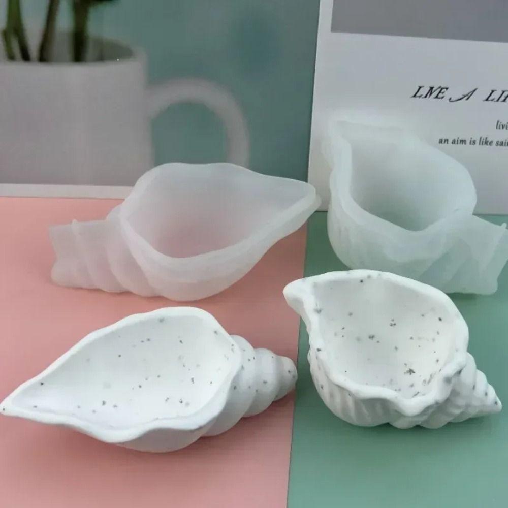 Storage Box Resin Molds Sea Shell Candle Mould Soap Conch Silicone Molds DIY