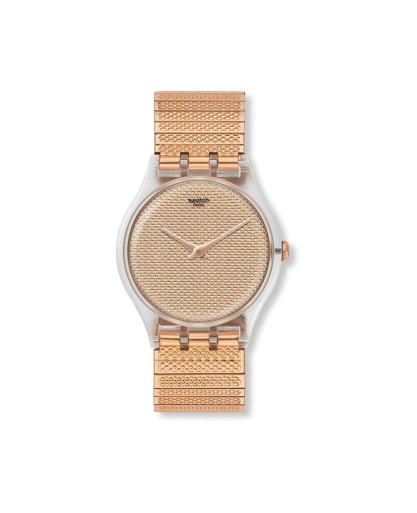 Watch New Gent POUDREUSE S SUOK134B Genuine Imported Product [Swatch]