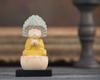 Cat Buddha Five Kalpa Contemplation Amida Original Sculptor and Butsuya Sakai Wooden Carving Buddha Statue Lucky Feng Shui Ornament Buddha,