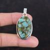 Медный амазонитовый кулон с драгоценным камнем, приличное ювелирное изделие, серебряный кулон 925 пробы, абсолютно новый кулон, серебряные украшения ручной работы, подарки для мамы
