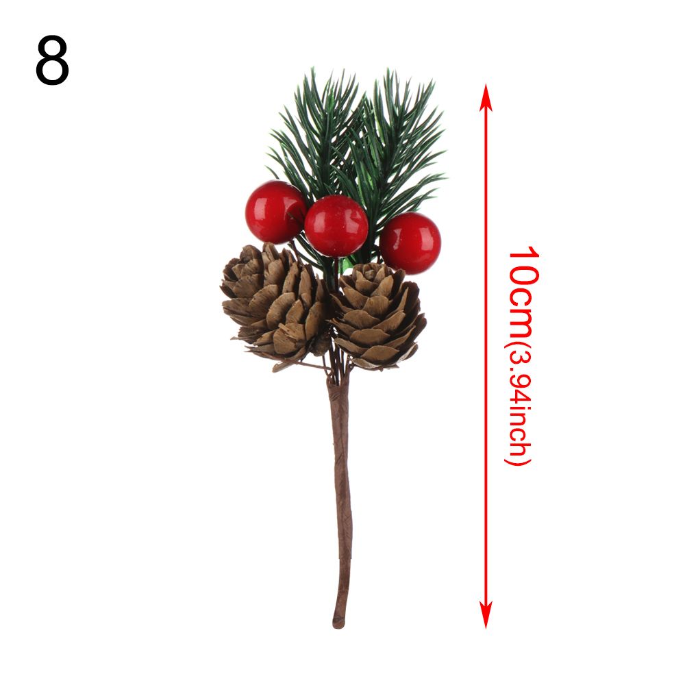Red Christmas Berry Xmas tree Decor Home Floral Decor Christmas Ornament Artificial Flowers