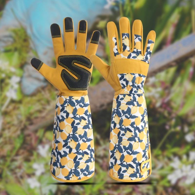 Long Gardening Gloves Thorn Resistant Non-slip Wear-resistant Touchscreen Garden