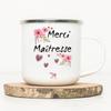 Thank You Mistress Enamelled Mug Gift Idea for Coffee Lover Original Teacher Gifts End of School Year Gift Asurprise for Teacher