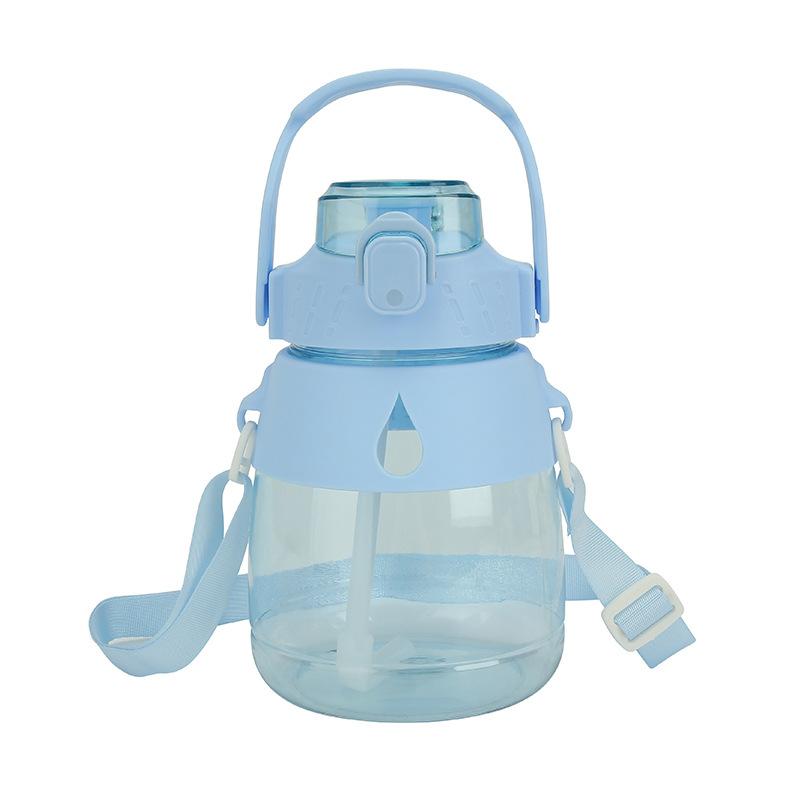 Высококачественная пузатая чашка, пластиковая космическая чашка, милая детская чашка с соломинкой, чашка для воды большой емкости