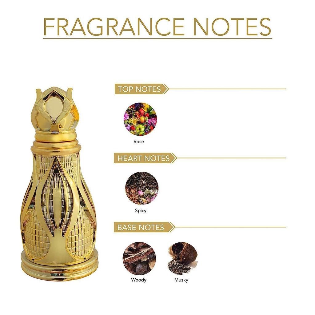 Ajmal Khofoq Концентрированные цветочные духи без спирта 18 мл для унисекс - Сделано в Дубае