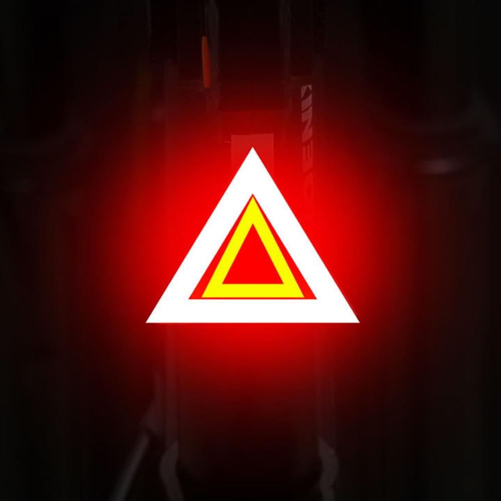 Outdoor Led Warning Bike Lights USB Charging Tail Lamp Creative Bicycle Accessories