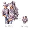 DIY Heat Transfer Patches Mom Girl Boy Printing Patches On Clothes Super Mom Dad Queen Stickers On T-shirt Dresses Jeans