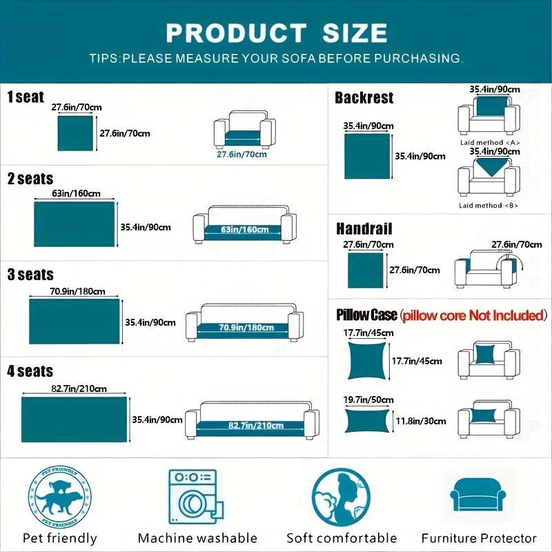 Утолщенный плюшевый чехол для диванной подушки, противоскользящий, роскошный, двусторонний, чехол для дивана, зимний домашний декор, машинная стирка, нескользящий протектор сиденья для дивана, кресла
