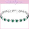 Jewelry Constellation Roman Bracelet With Dazzling Crystals For Women Elegant