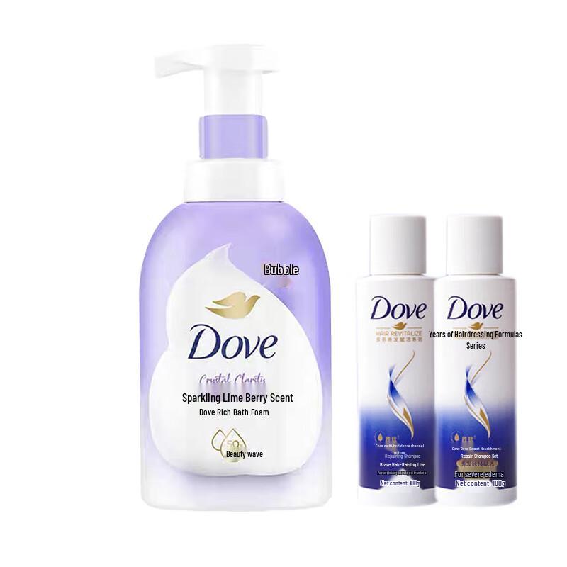Dove Lime Berry Shower Foam & Shampoo Set