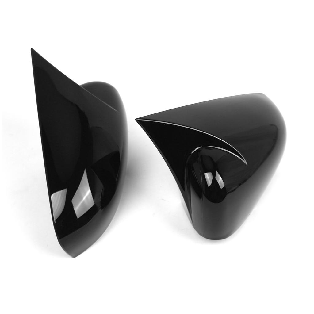 2pcs Side Mirror Cover Door Wing Mirror Cover Cap Replacement for Clio 4 2012 2019 963735617R 963749835R