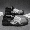 Summer breathable thin fly-woven men's casual versatile men's shoes lightweight non-slip running sports mesh shoes men