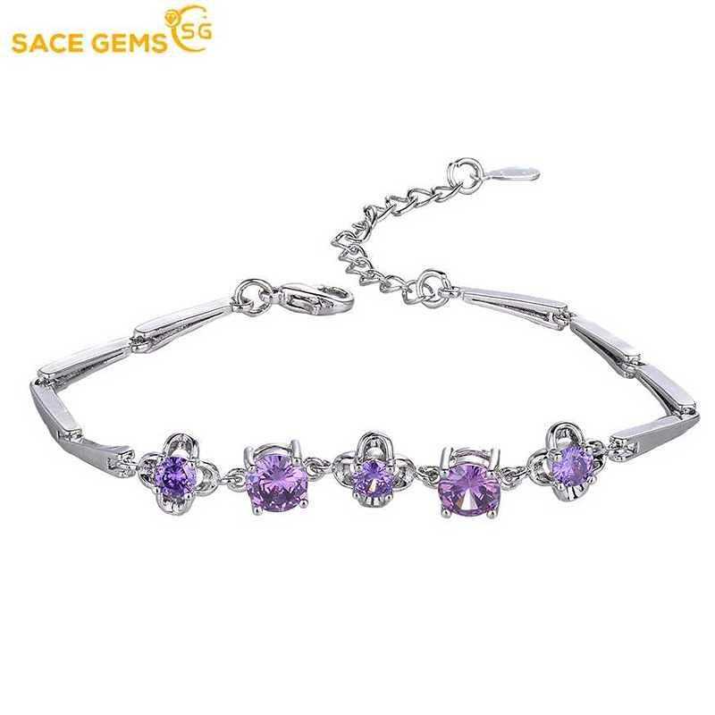 Sace Gems Браслет из медного сплава с цирконом – стильный и изысканный свадебный подарок подруге