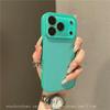 Высококачественный стеклянный чехол цвета Tiffany Blue для Apple iPhone 17 Pro Max и iPhone 16 Pro