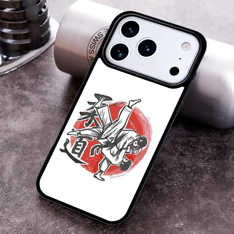 Чехол для телефона с изображением дзюдо для iPhone 17 16 15 Pro Max Air 14 13 12 11 Plus Ударопрочный чехол