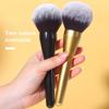Fluffy Makeup Powder Brush Portable Super Soft Artificial Fiber Dense Easy To Apply Loose Powder Brush for Perfect Finish