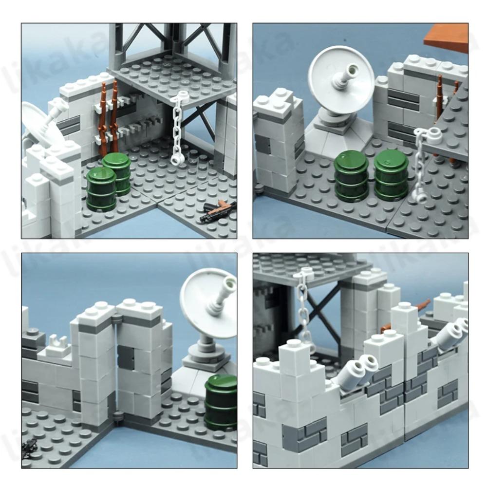 MOC Military Operational Point Blocks Toys Montessori with Tools Toys for Boys Gift Compatible Technical Classic Bricks