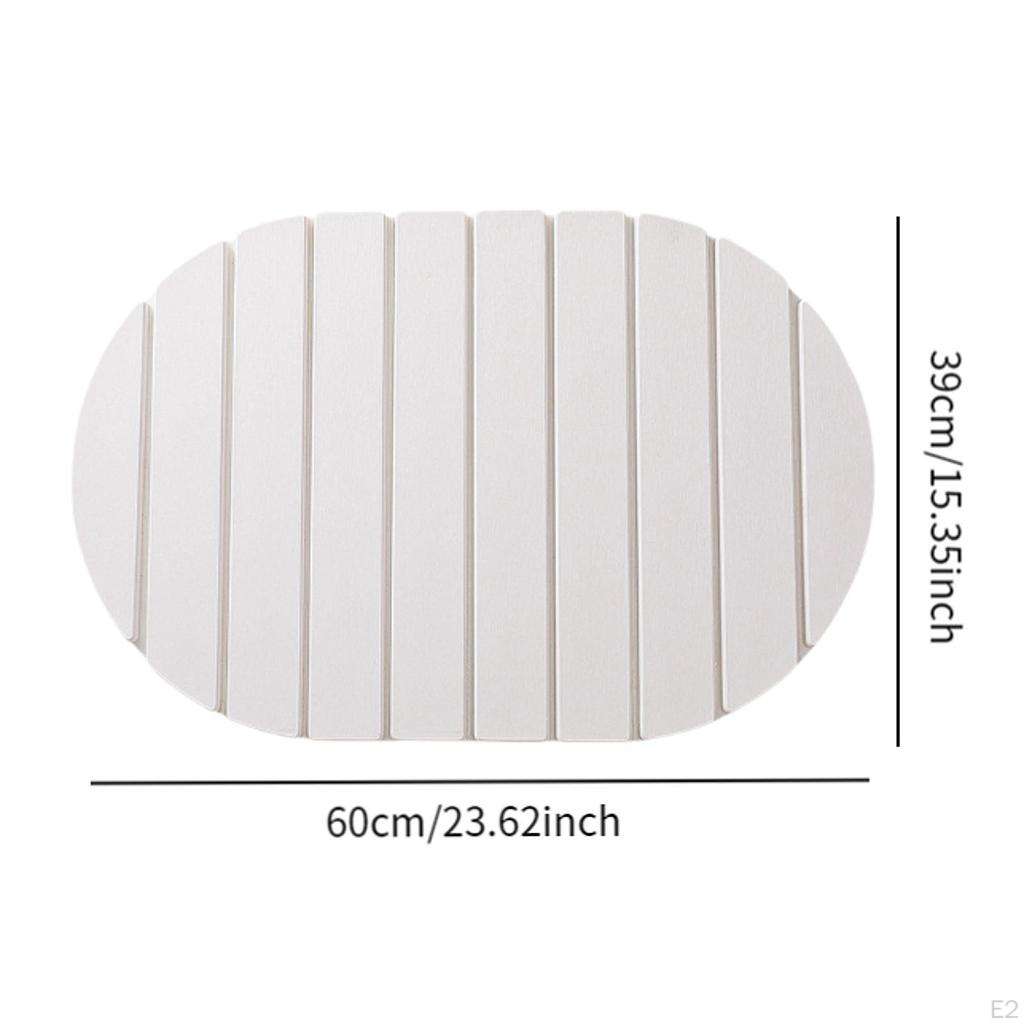 Коврик для сушки посуды Диатомитовый коврик A 60x39 см Кухонная стойка для кофейного бара